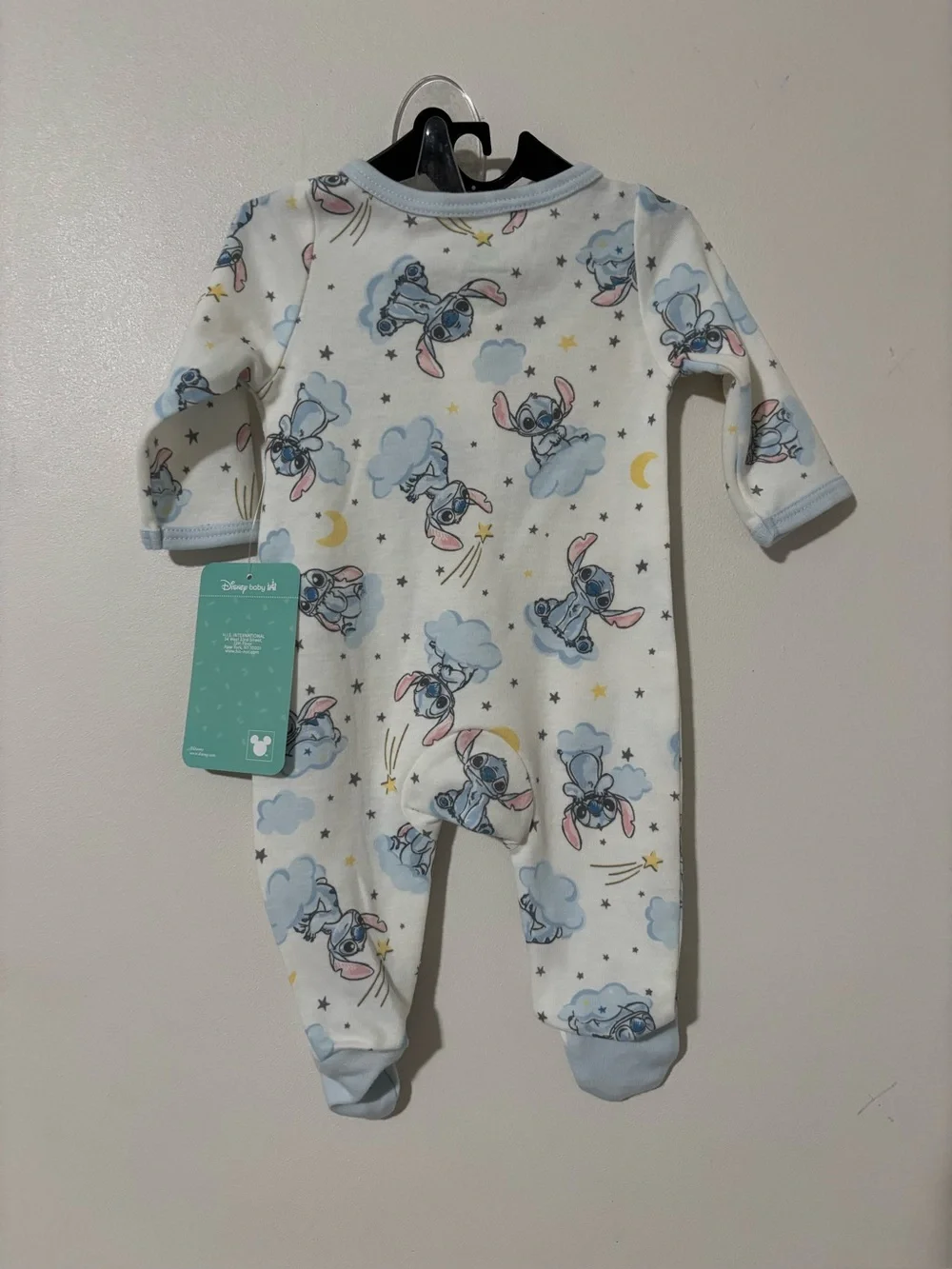 Disney Baby Stitch Pajamas Size Newborn